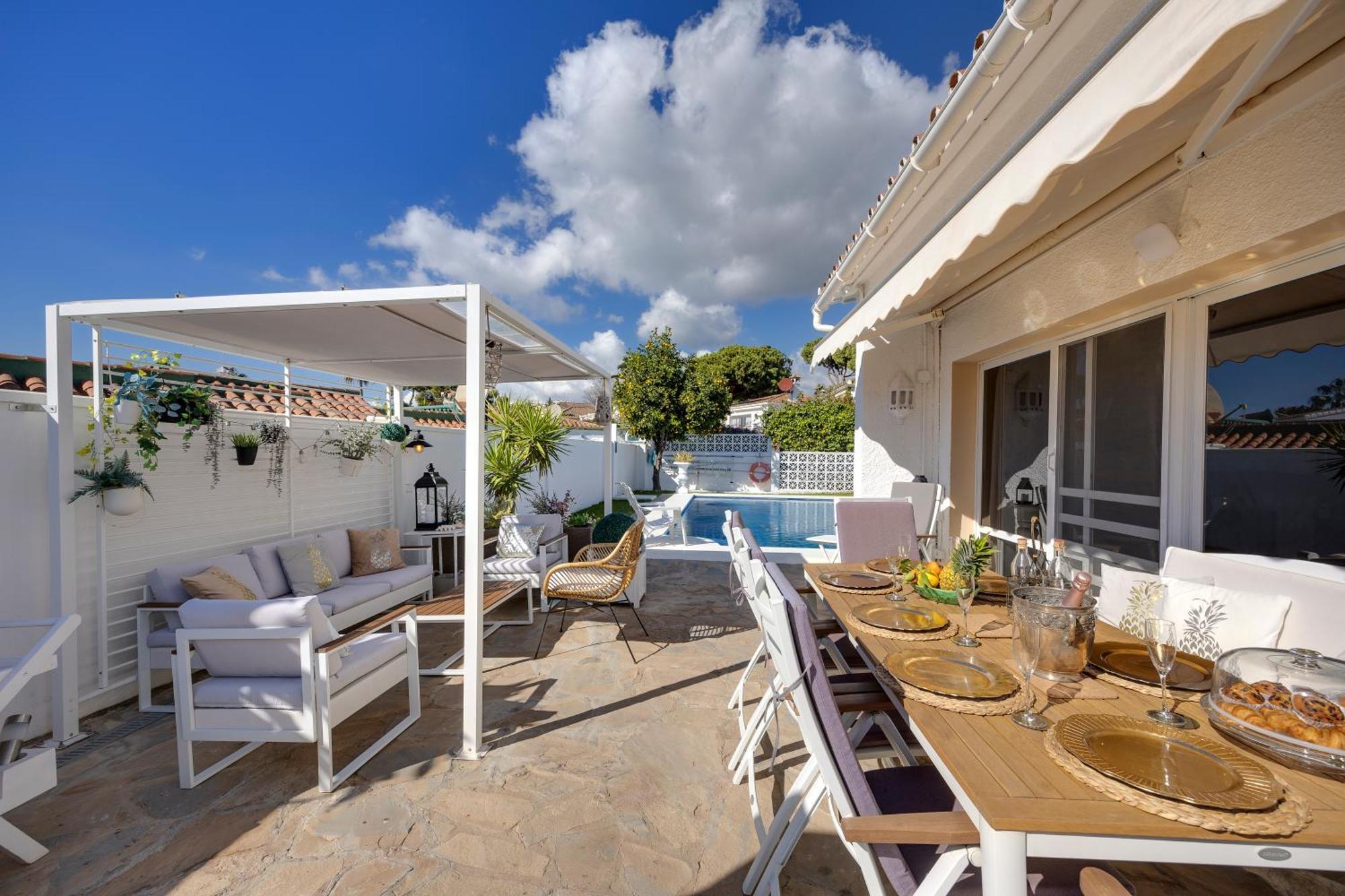 Villa Casacara Marbella Beachside Costabella -Spain Exteriér fotografie