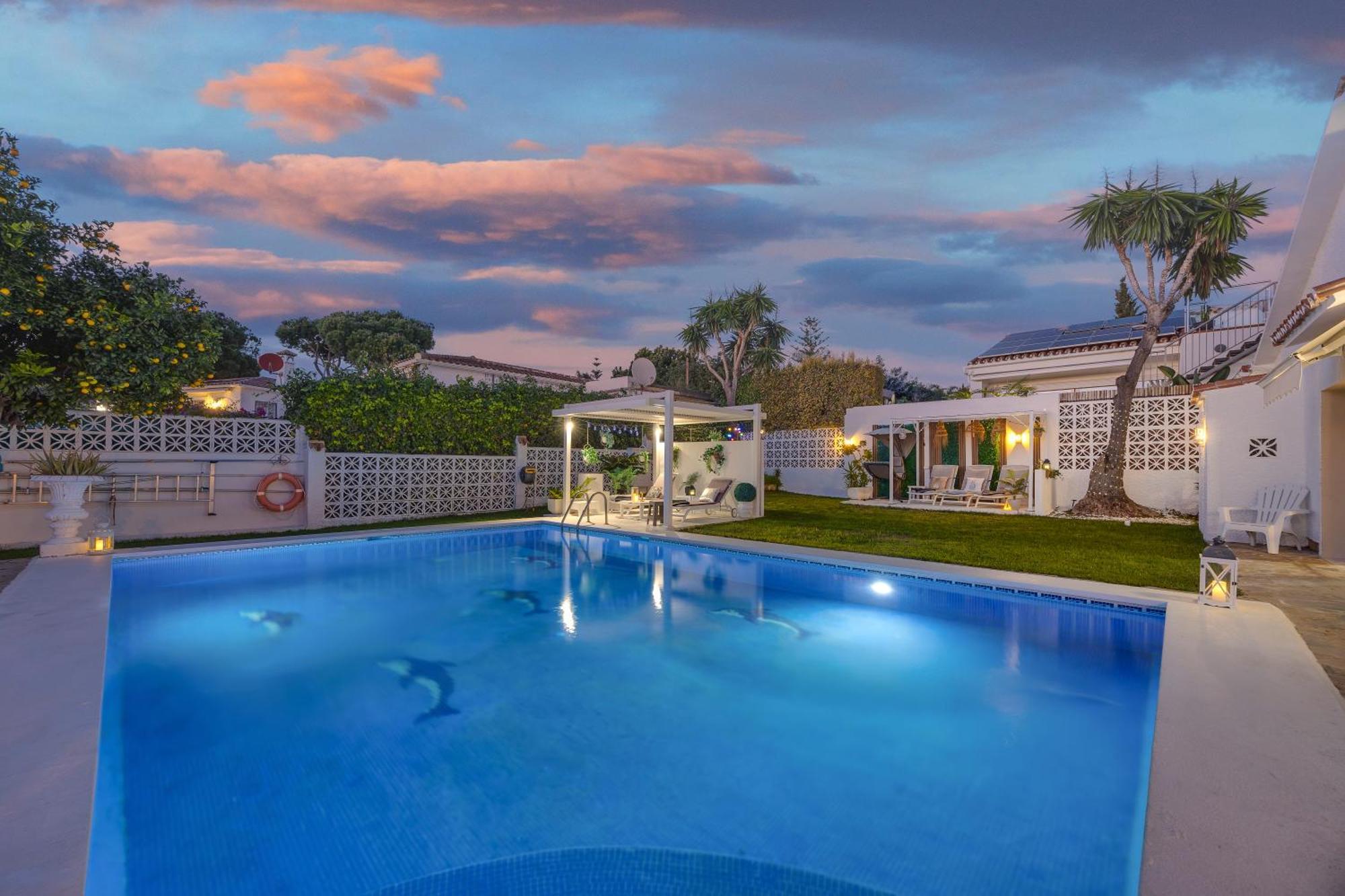 Villa Casacara Marbella Beachside Costabella -Spain Exteriér fotografie