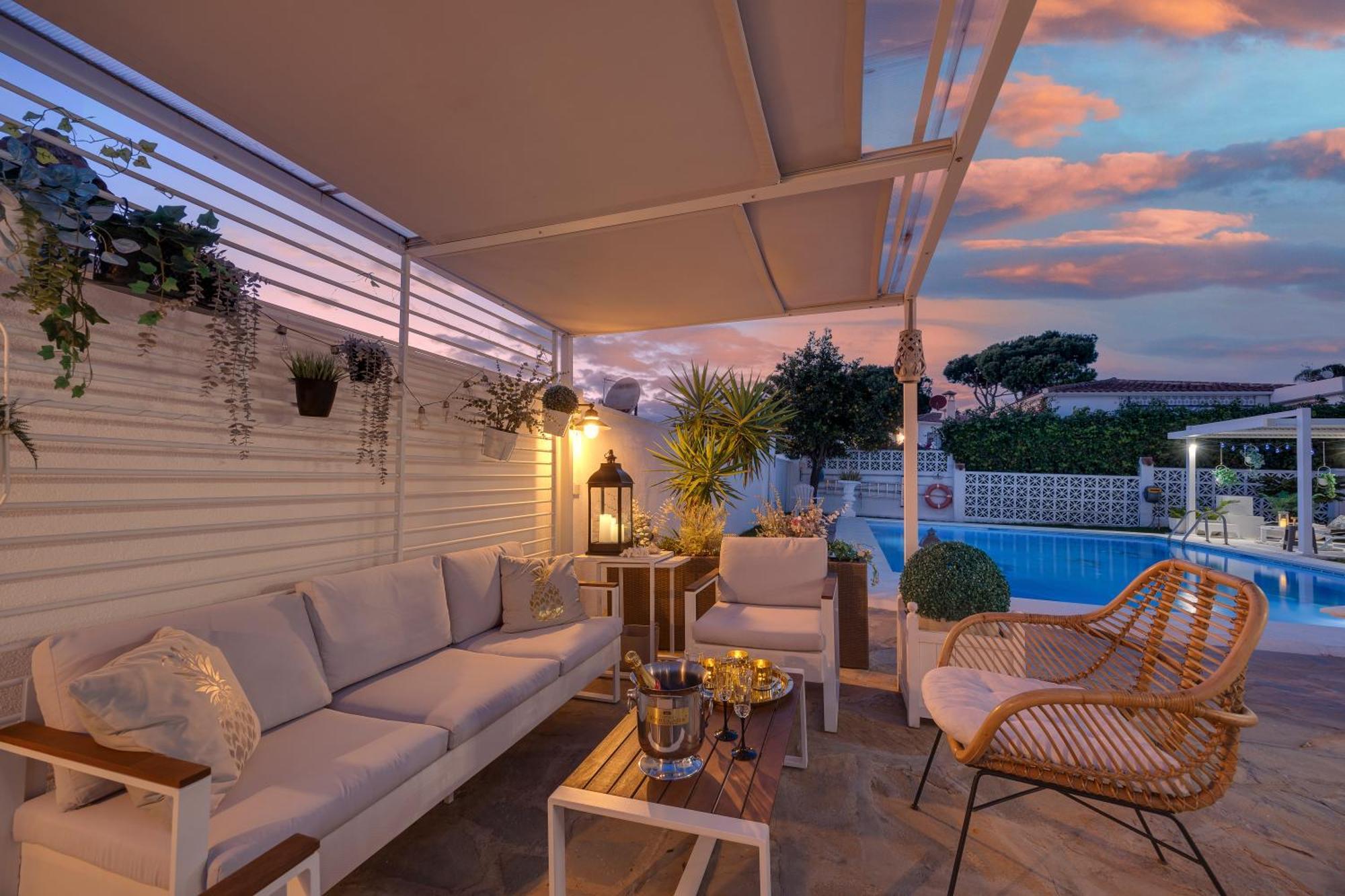 Villa Casacara Marbella Beachside Costabella -Spain Exteriér fotografie